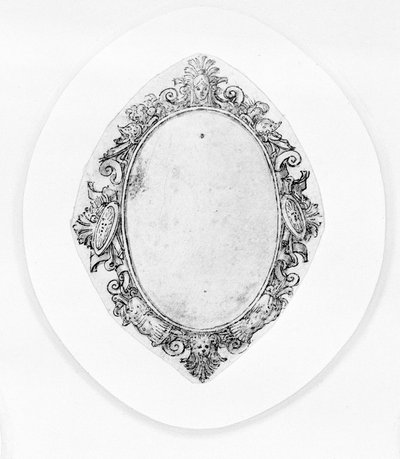 Design for an oval jewel, 16th century by Etienne Delaune